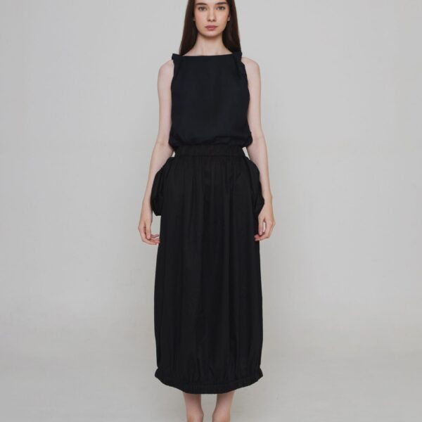 Joy Pocket Skirt In Black