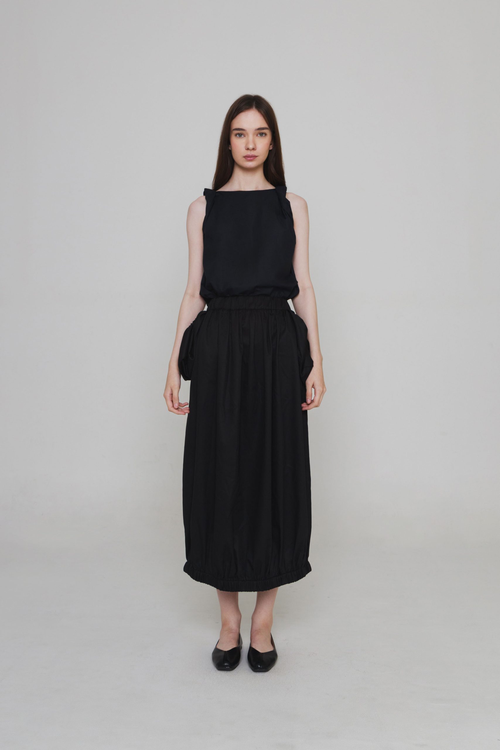 Joy Pocket Skirt In Black