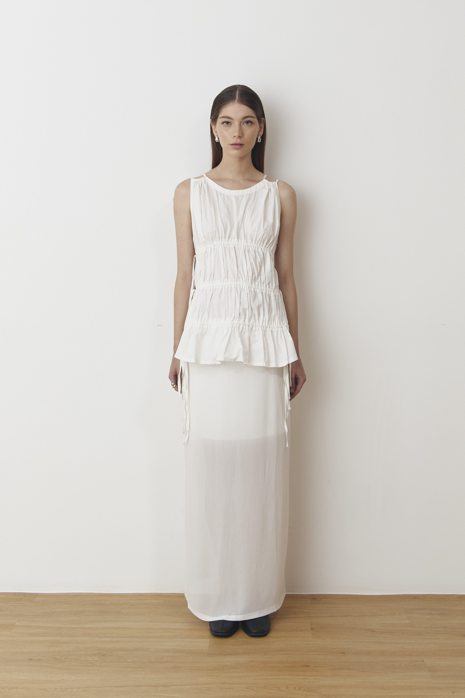 Laid Blouse In Broken White - Image 2