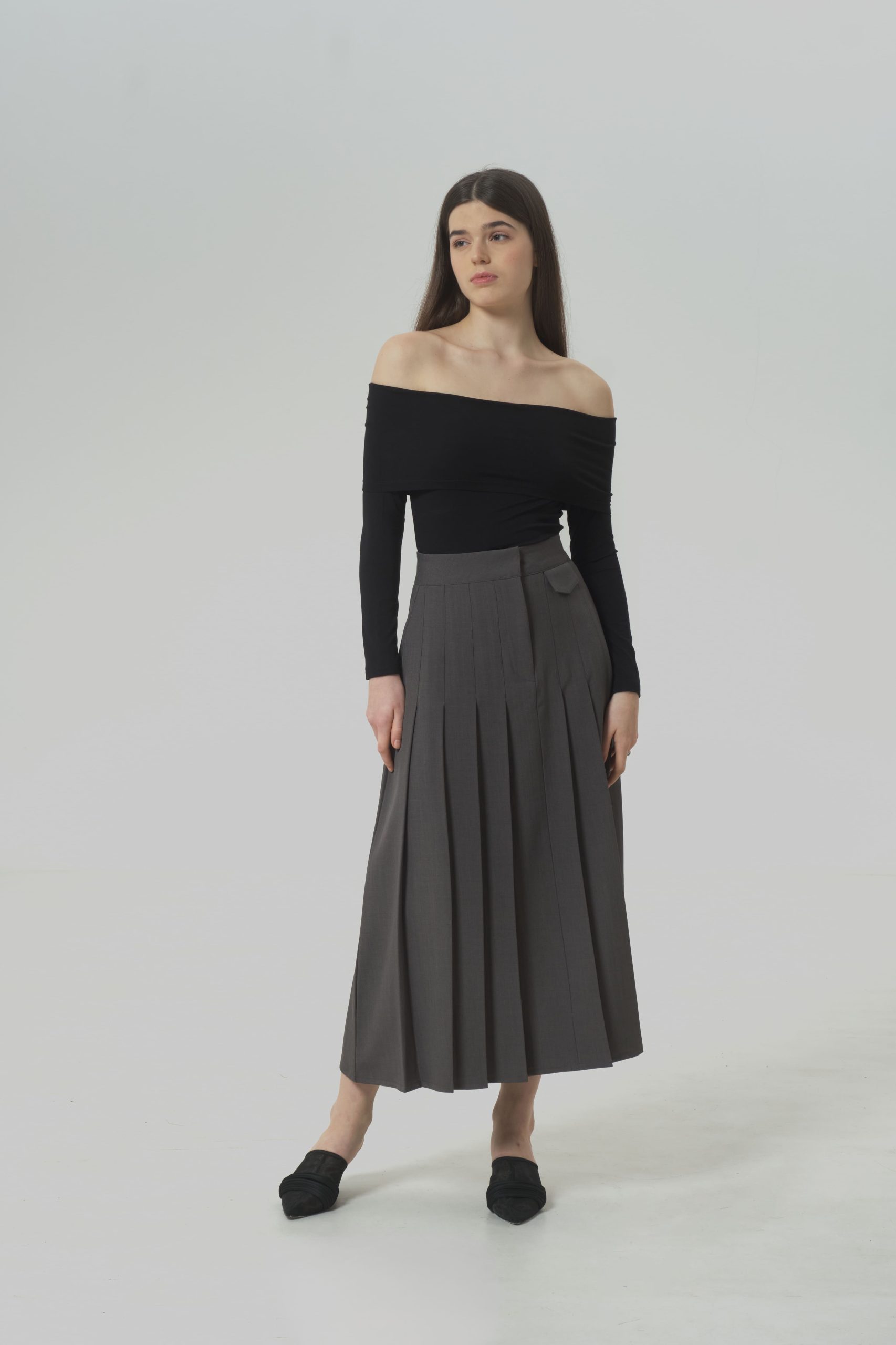 Long Brooklyn Blouse In Black
