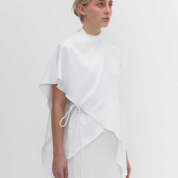 Pamme Blouse in Broken White