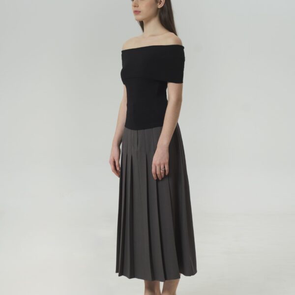 Short Brooklyn Blouse In Black