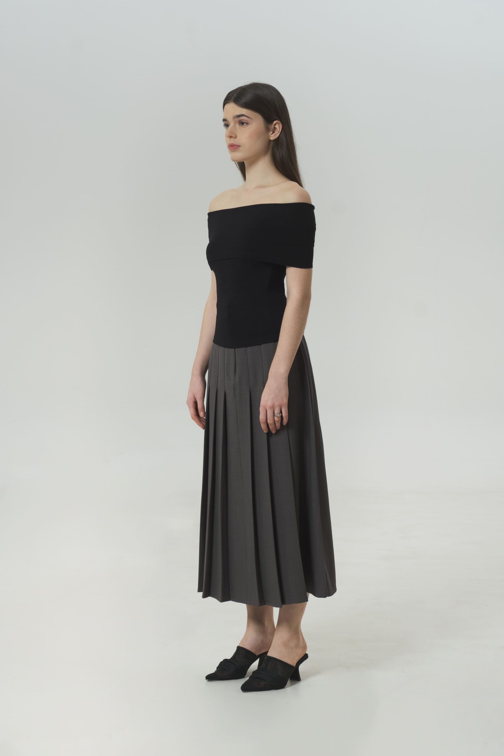 Short Brooklyn Blouse In Black