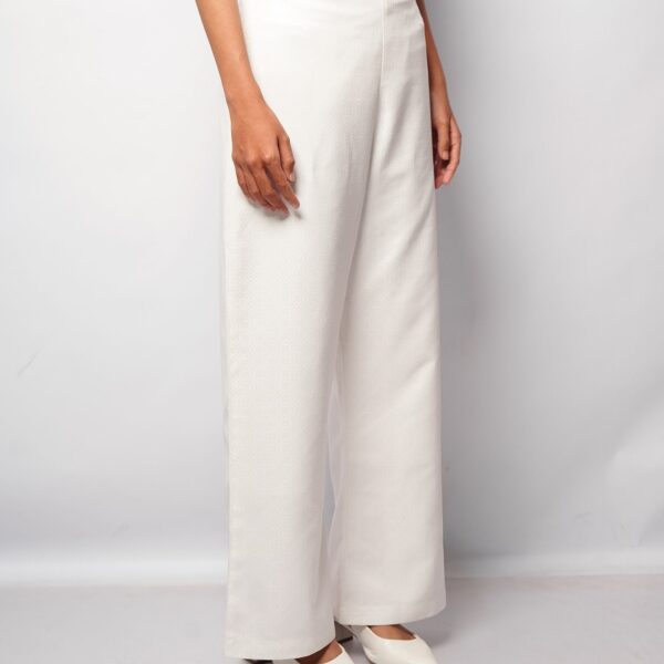 Avara Pants in Dobby White