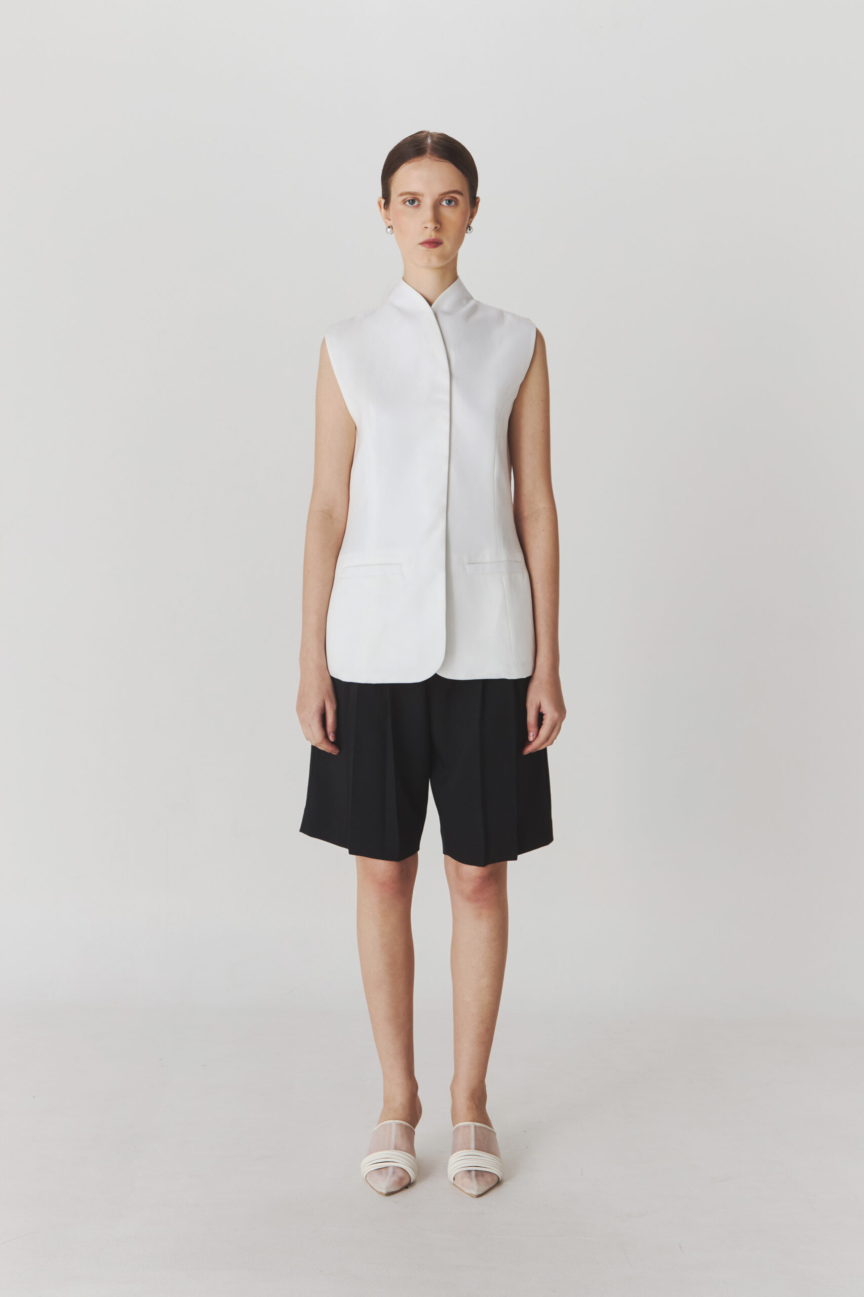Rue Vest In Broken White