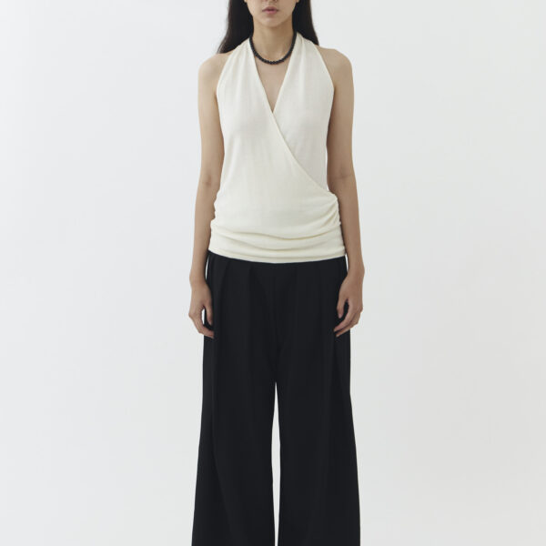 Kaia Knit Blouse in Ivory