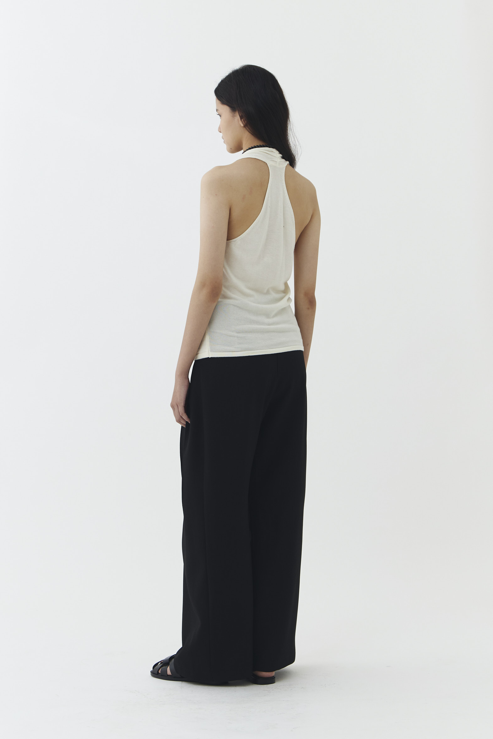 Kaia Knit Blouse in Ivory - Image 5
