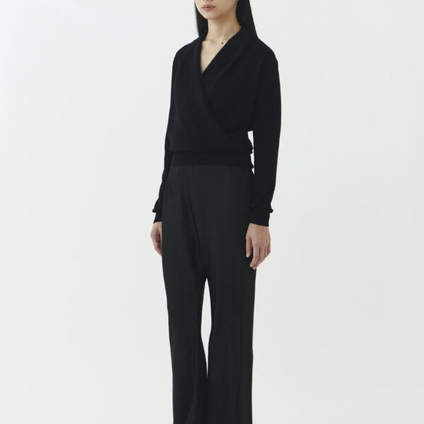 Hall Knit Blouse in Black