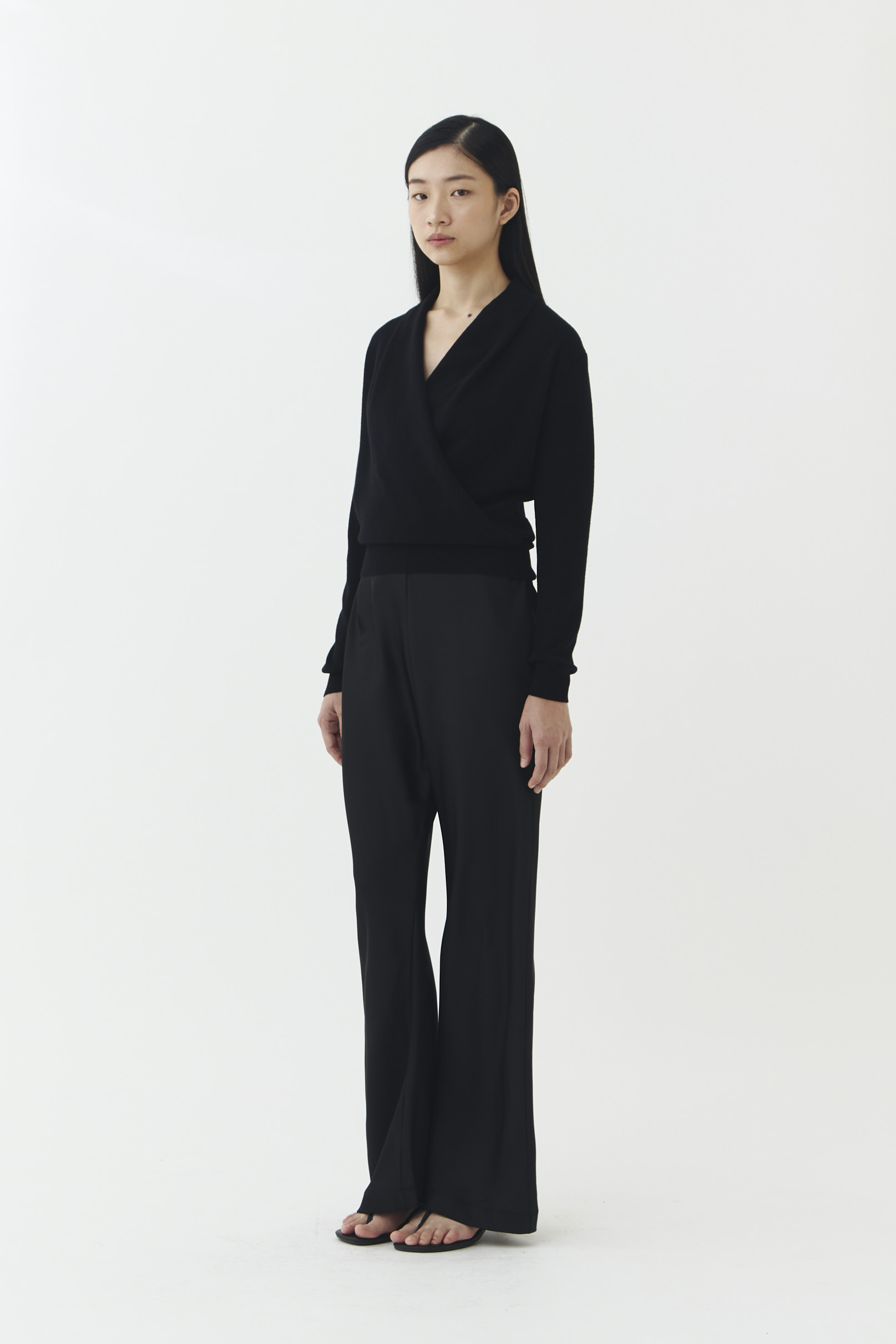 Hall Knit Blouse in Black
