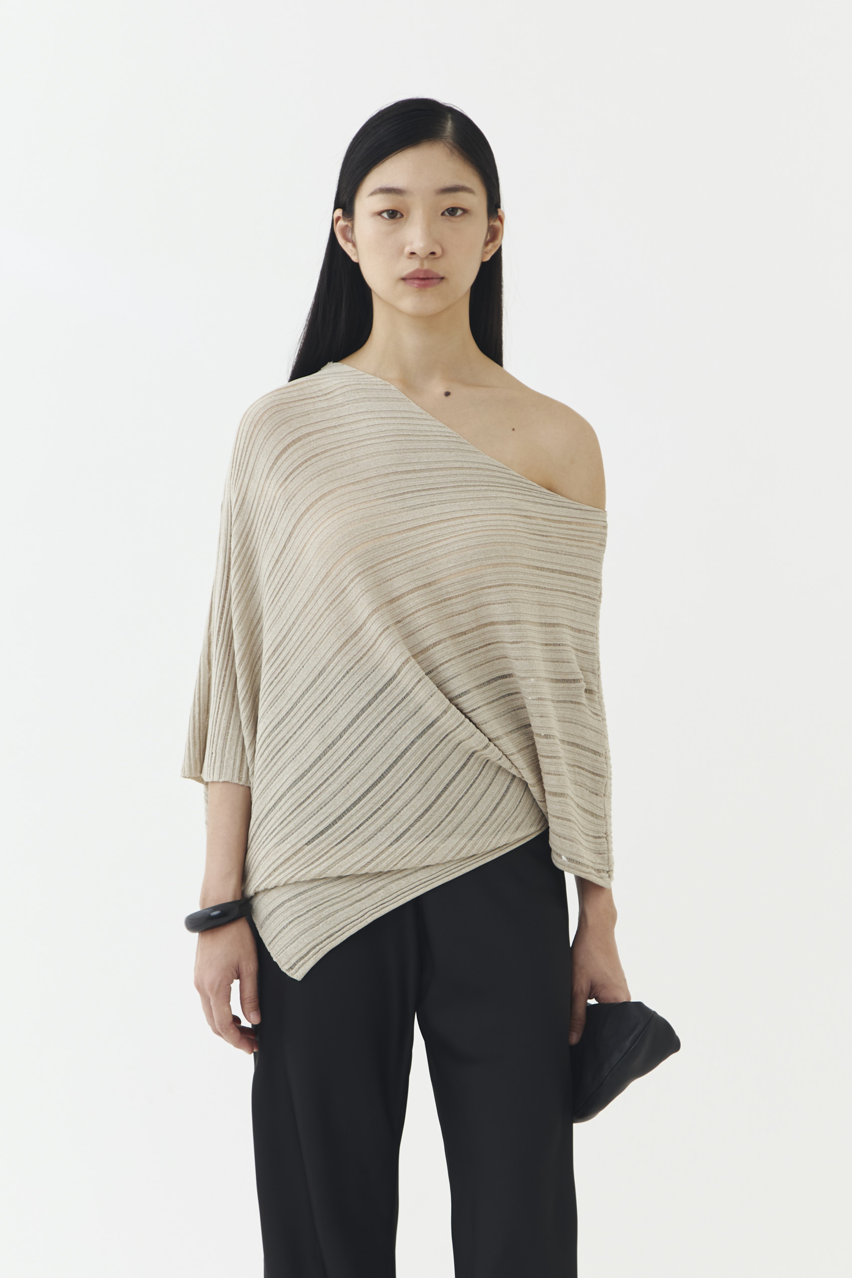Linden Blouse in Taupe - Image 3