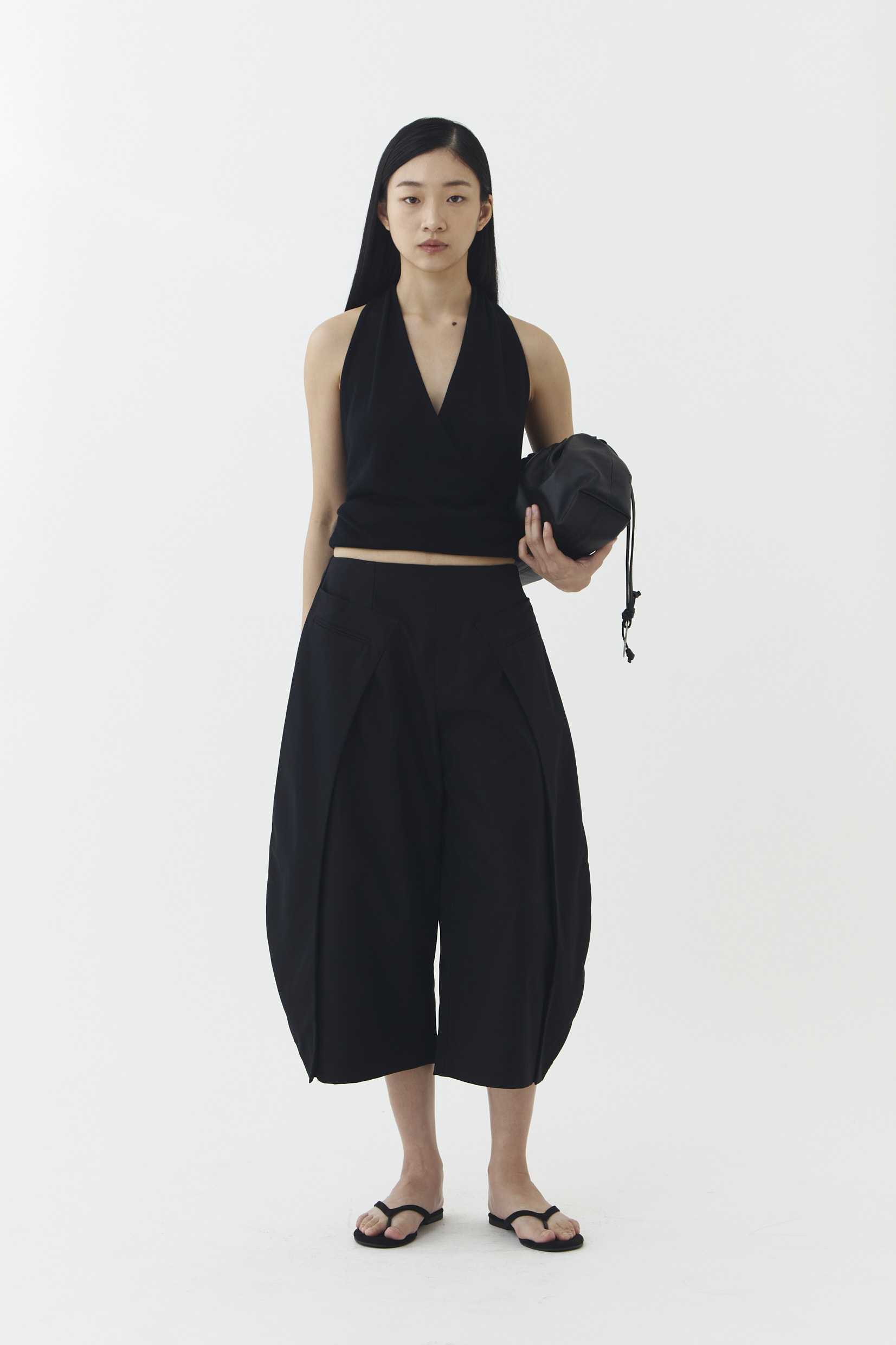 Kaia Knit Blouse in Black - Image 4