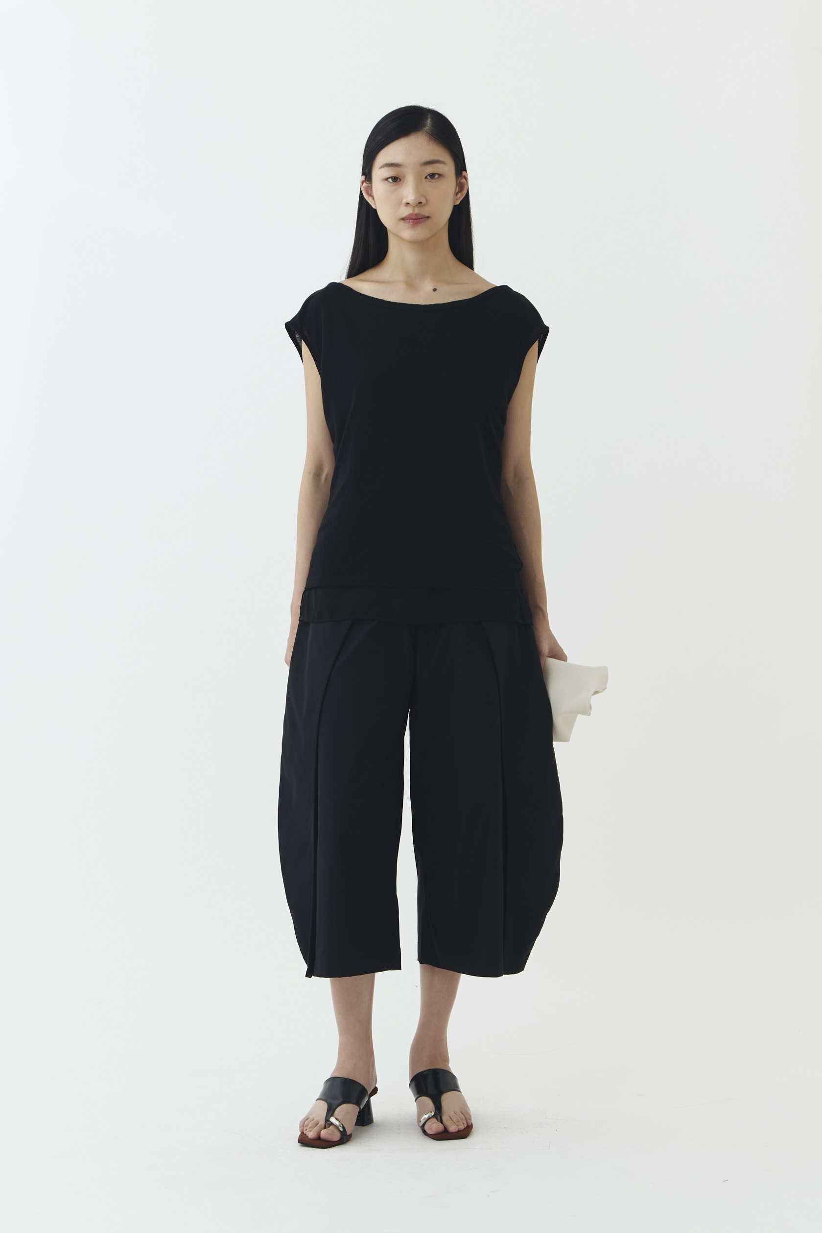 Isla Sheer Top in Black