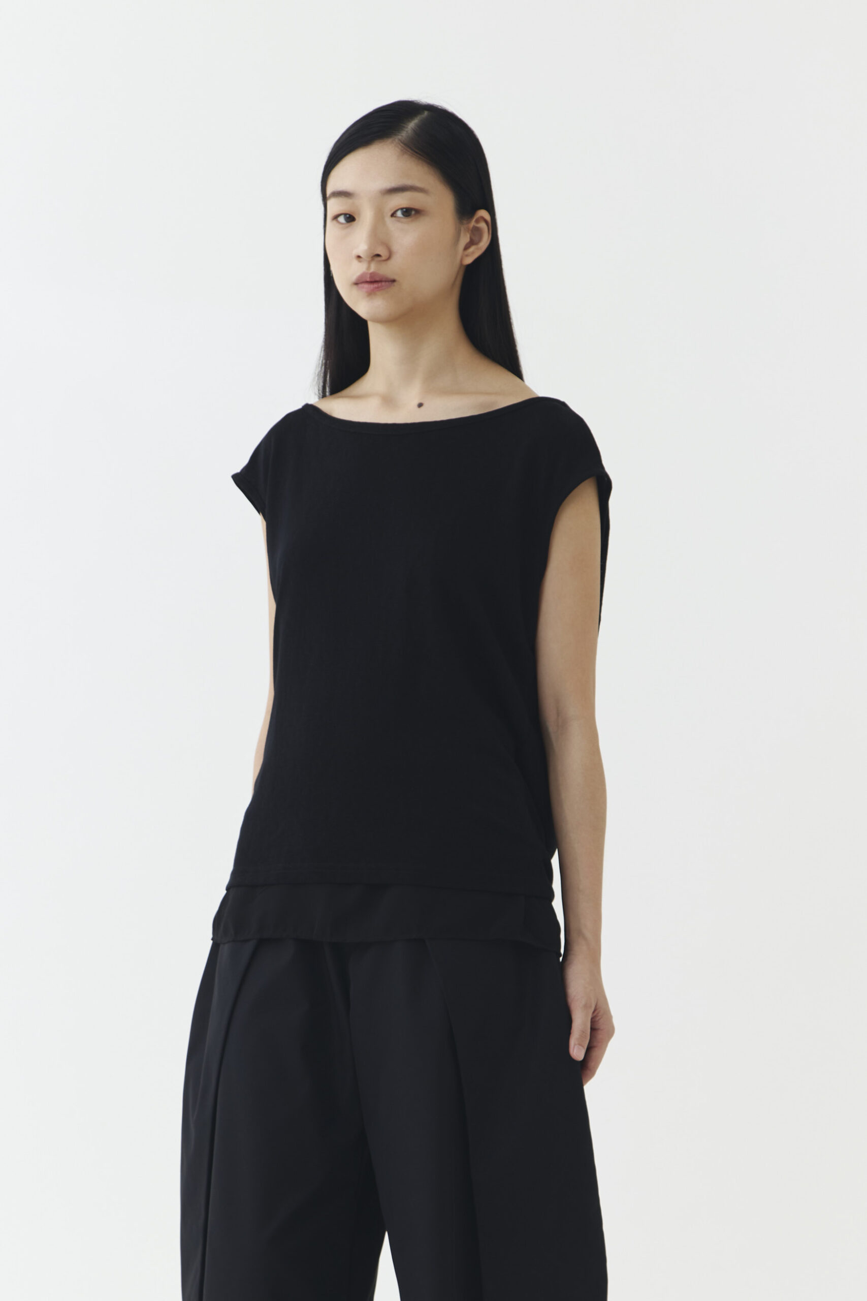Isla Sheer Top in Black - Image 4