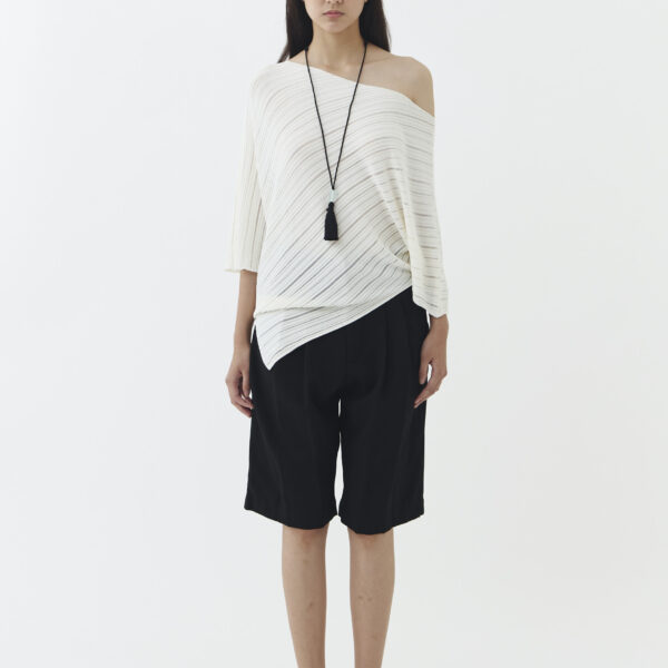 Linden Blouse in Ivory