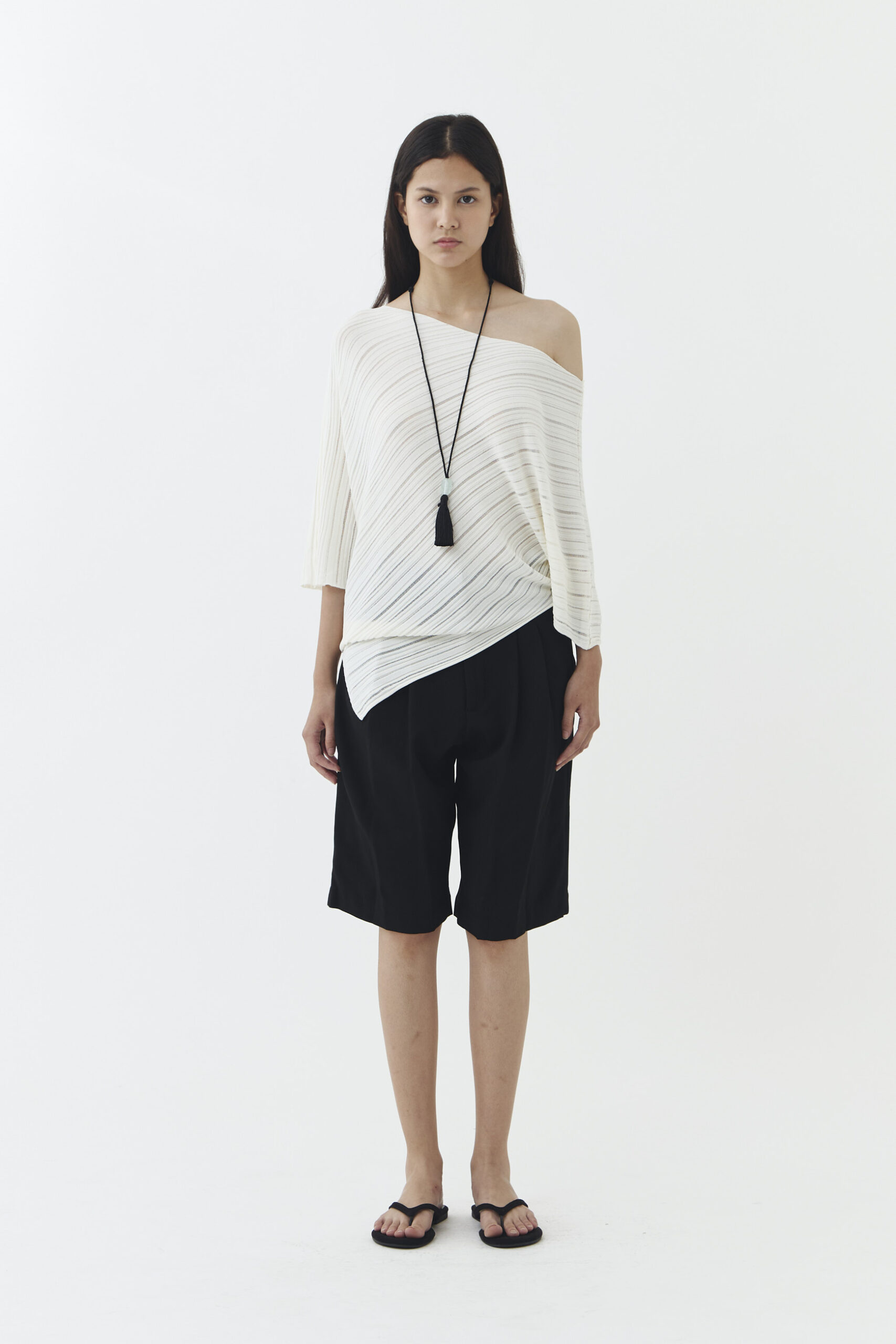Linden Blouse in Ivory