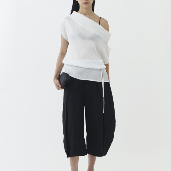 Sola Sheer Top in Broken White