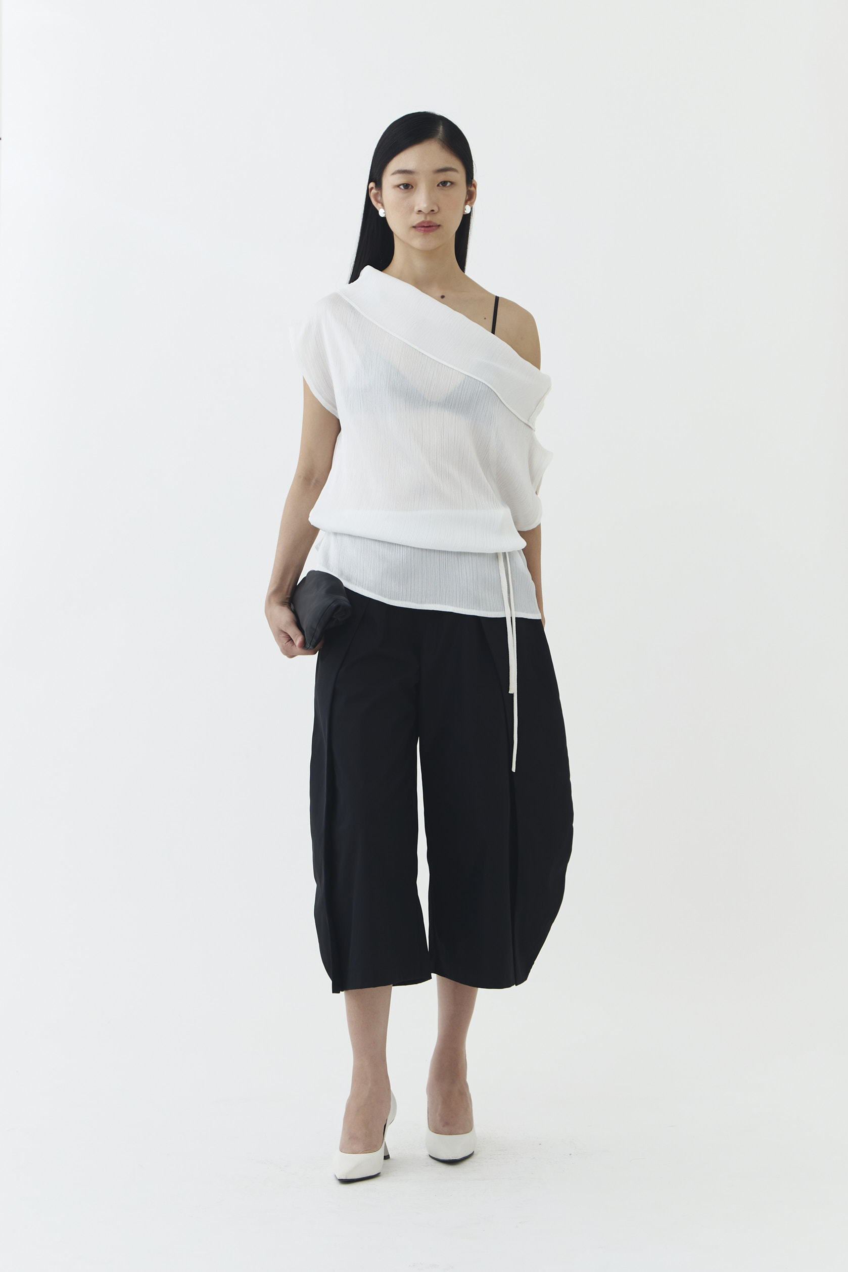 Sola Sheer Top in Broken White