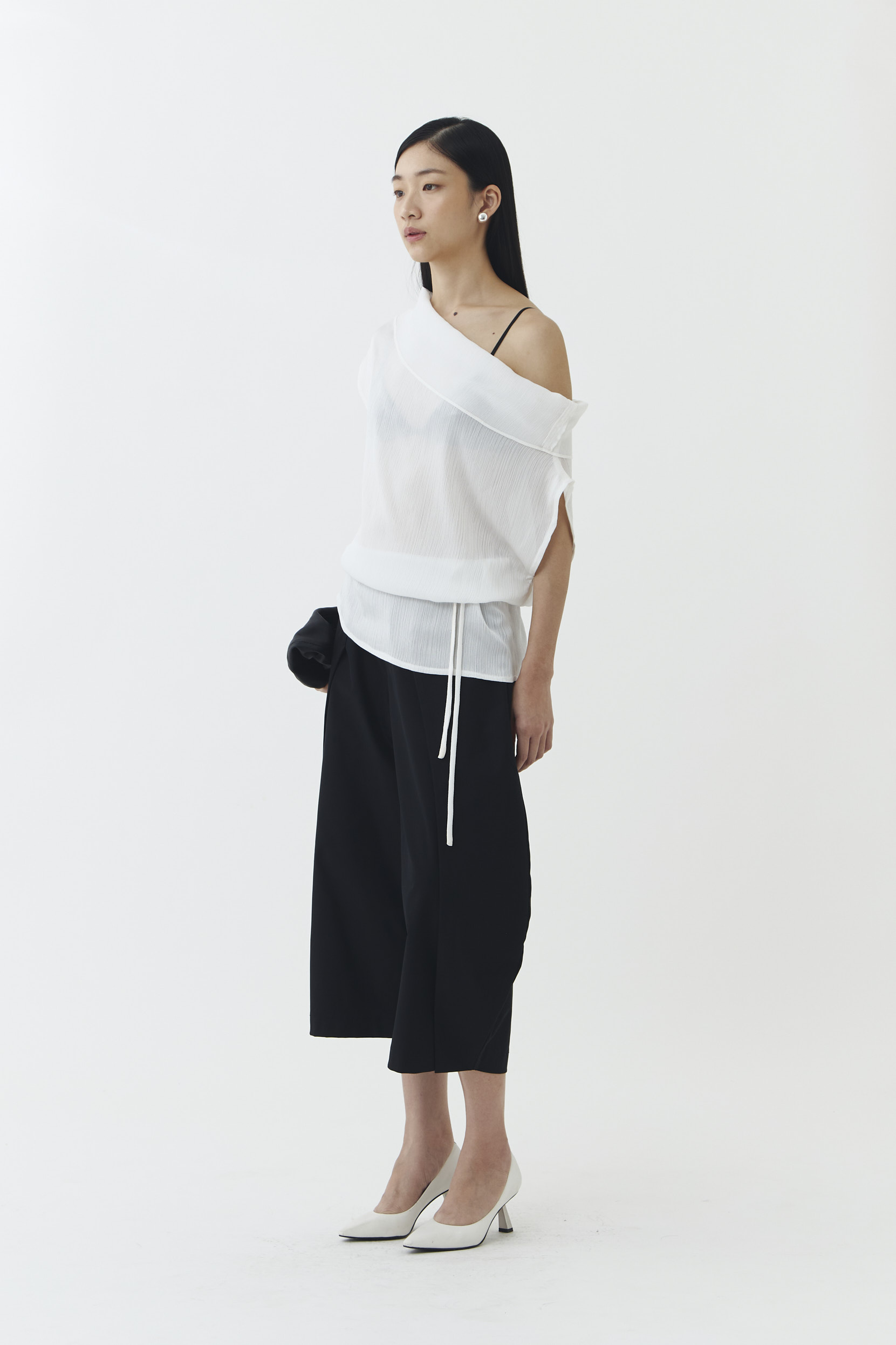 Sola Sheer Top in Broken White - Image 4