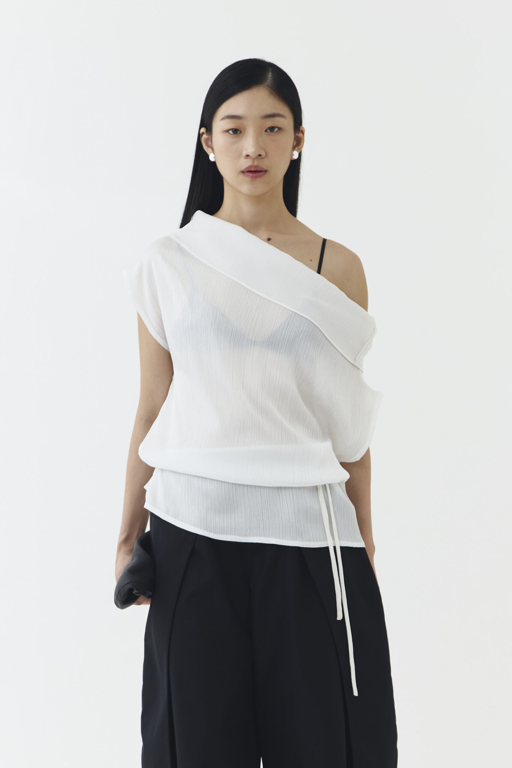 Sola Sheer Top in Broken White - Image 5