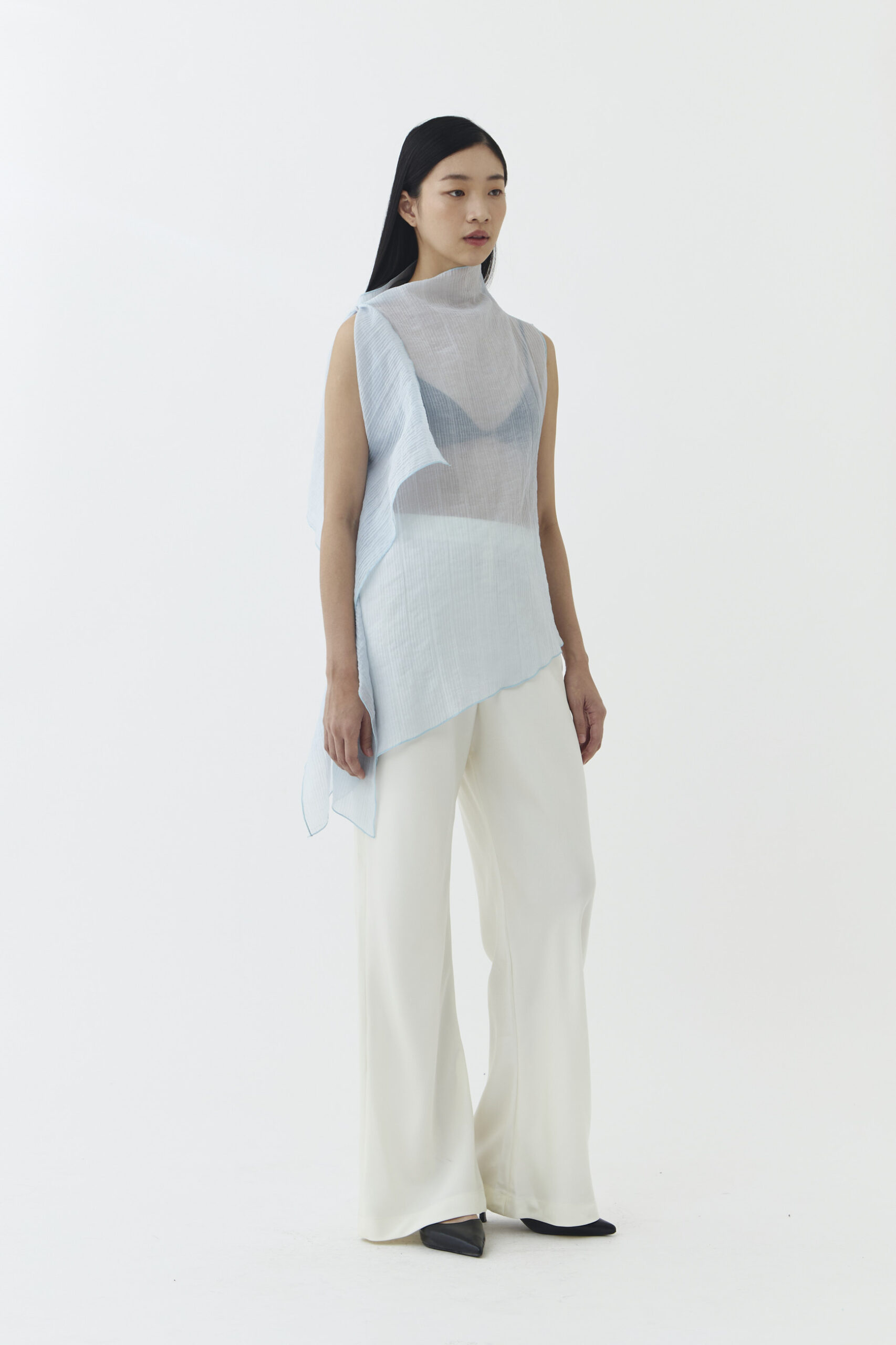 Kale Top in Baby Blue - Image 2