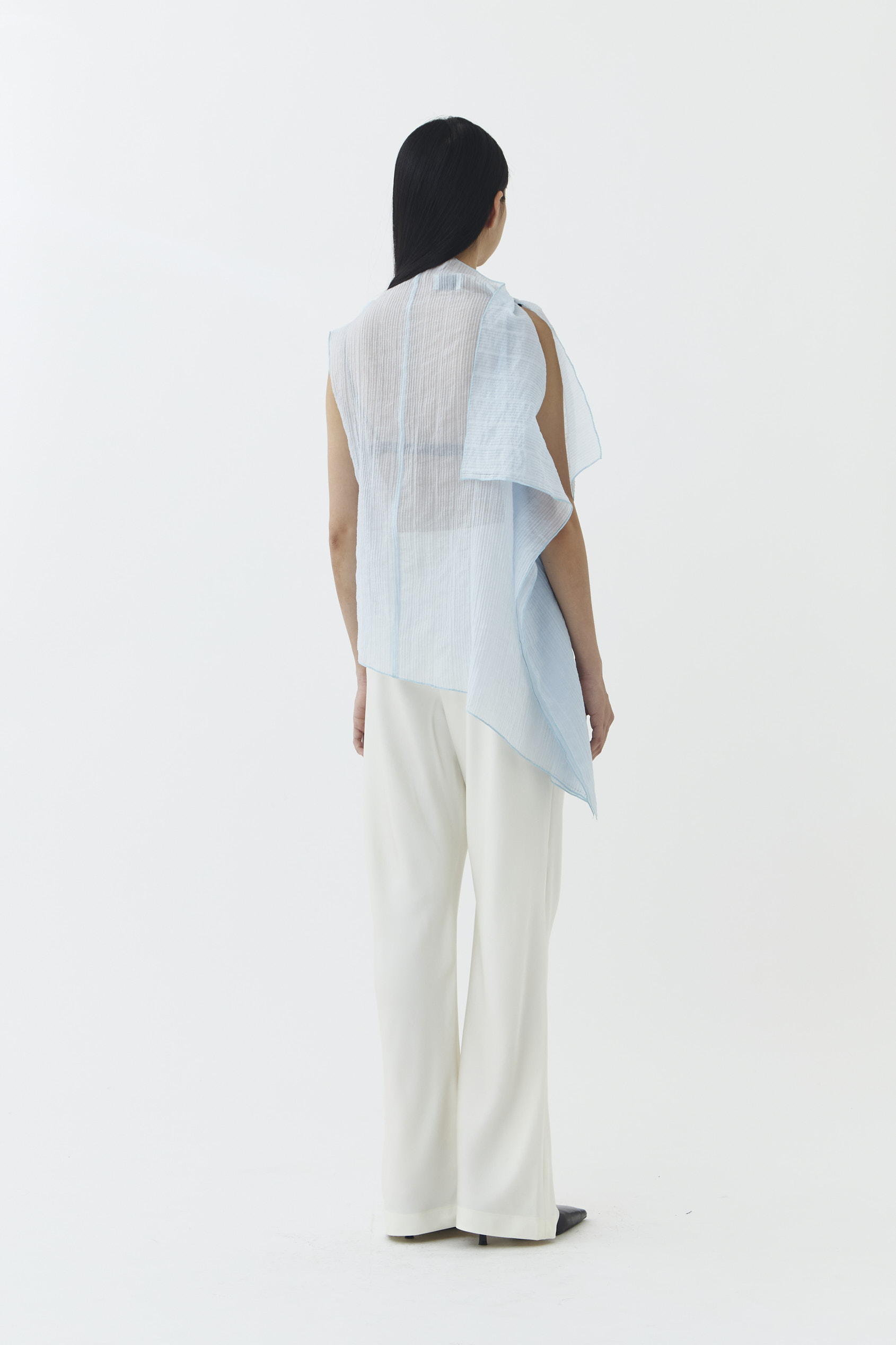 Kale Top in Baby Blue - Image 3
