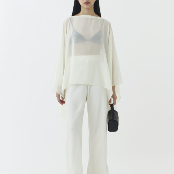 Field Blouse in Ivory