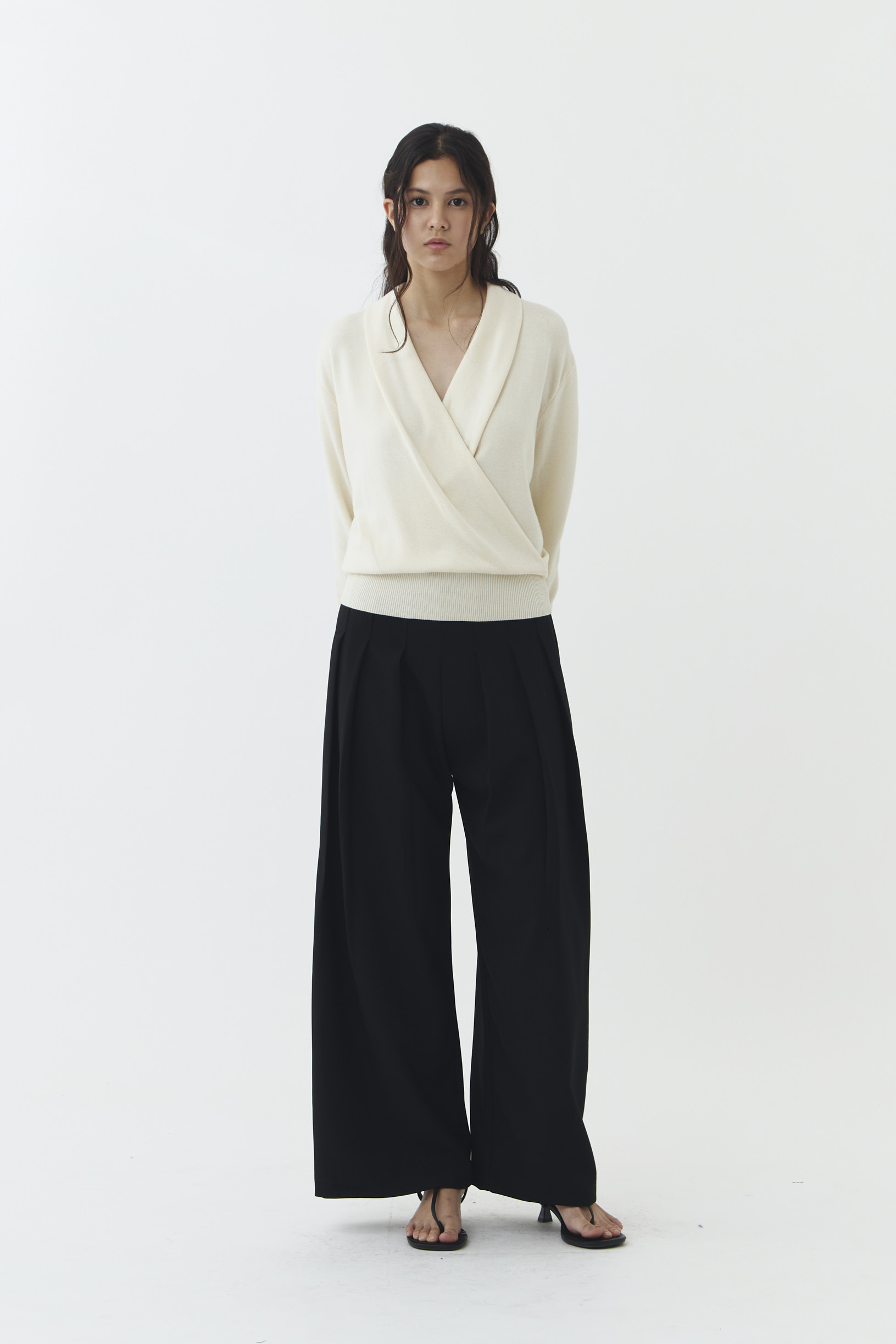 Hall Knit Blouse in Ivory